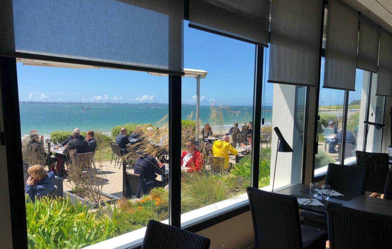 Logis Hotel & Restaurant Les Mouettes - Larmor Plage, Proche De Lorient Esterno foto