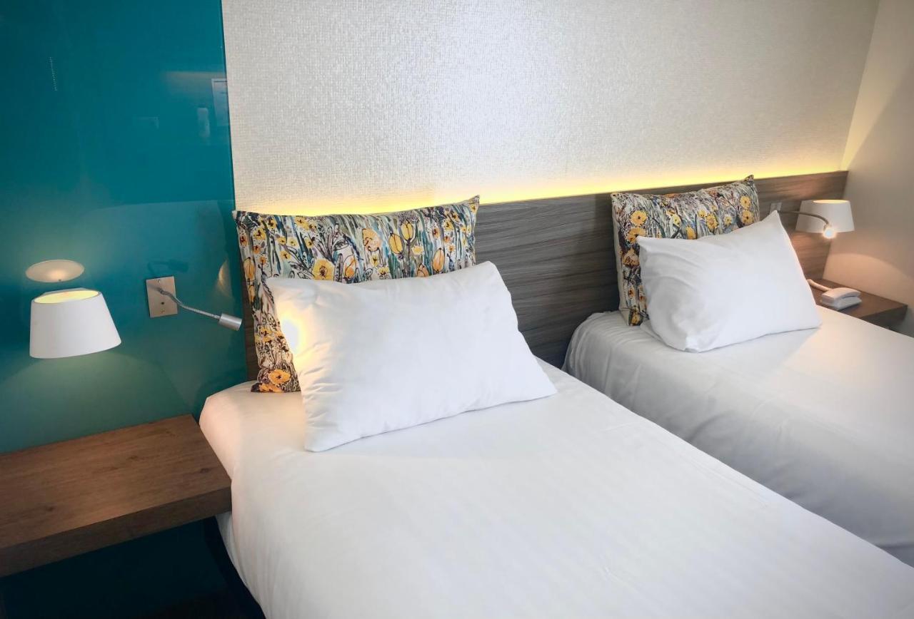 Logis Hotel & Restaurant Les Mouettes - Larmor Plage, Proche De Lorient Esterno foto