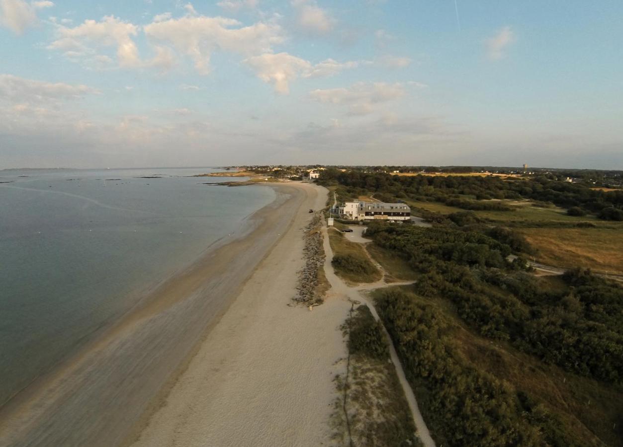 Logis Hotel & Restaurant Les Mouettes - Larmor Plage, Proche De Lorient Esterno foto