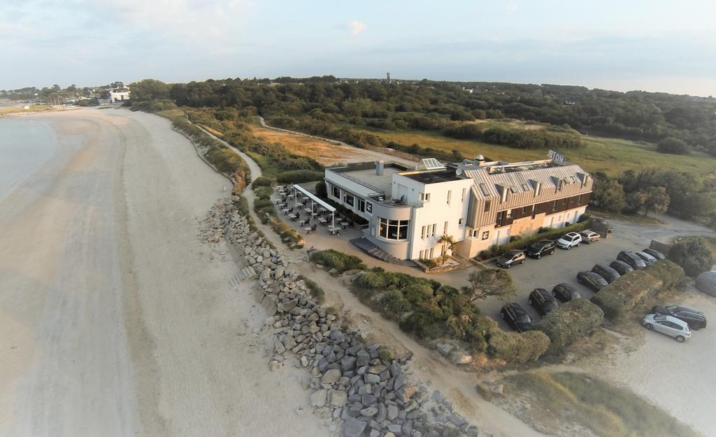 Logis Hotel & Restaurant Les Mouettes - Larmor Plage, Proche De Lorient Esterno foto