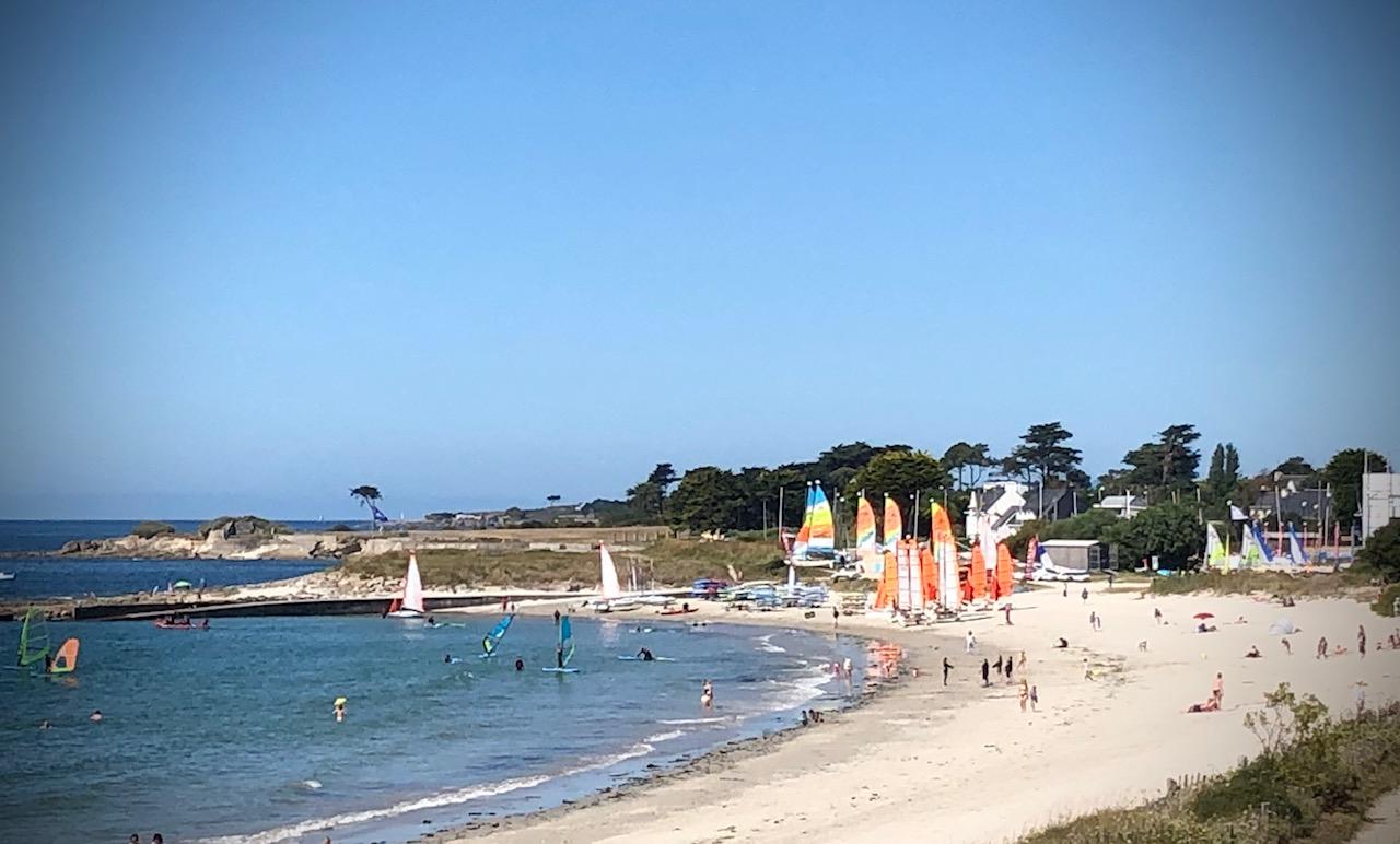 Logis Hotel & Restaurant Les Mouettes - Larmor Plage, Proche De Lorient Esterno foto