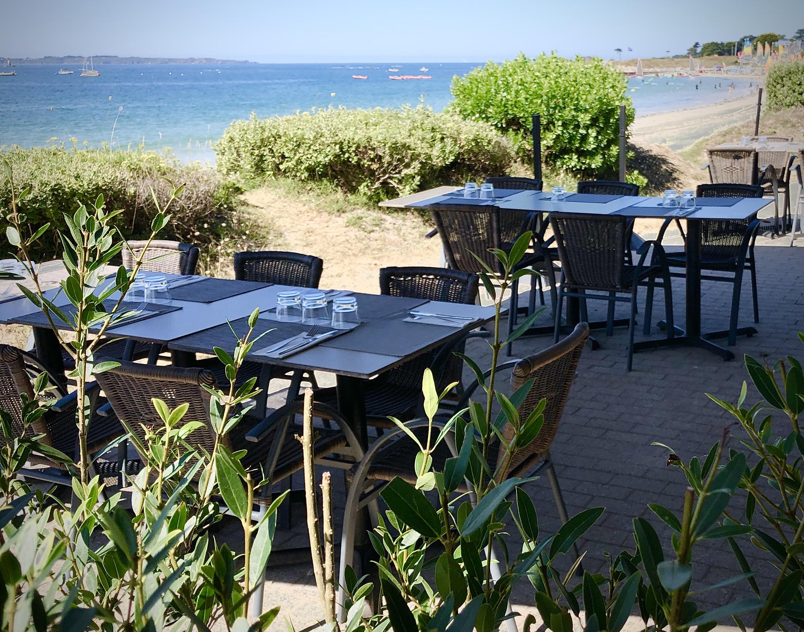 Logis Hotel & Restaurant Les Mouettes - Larmor Plage, Proche De Lorient Esterno foto