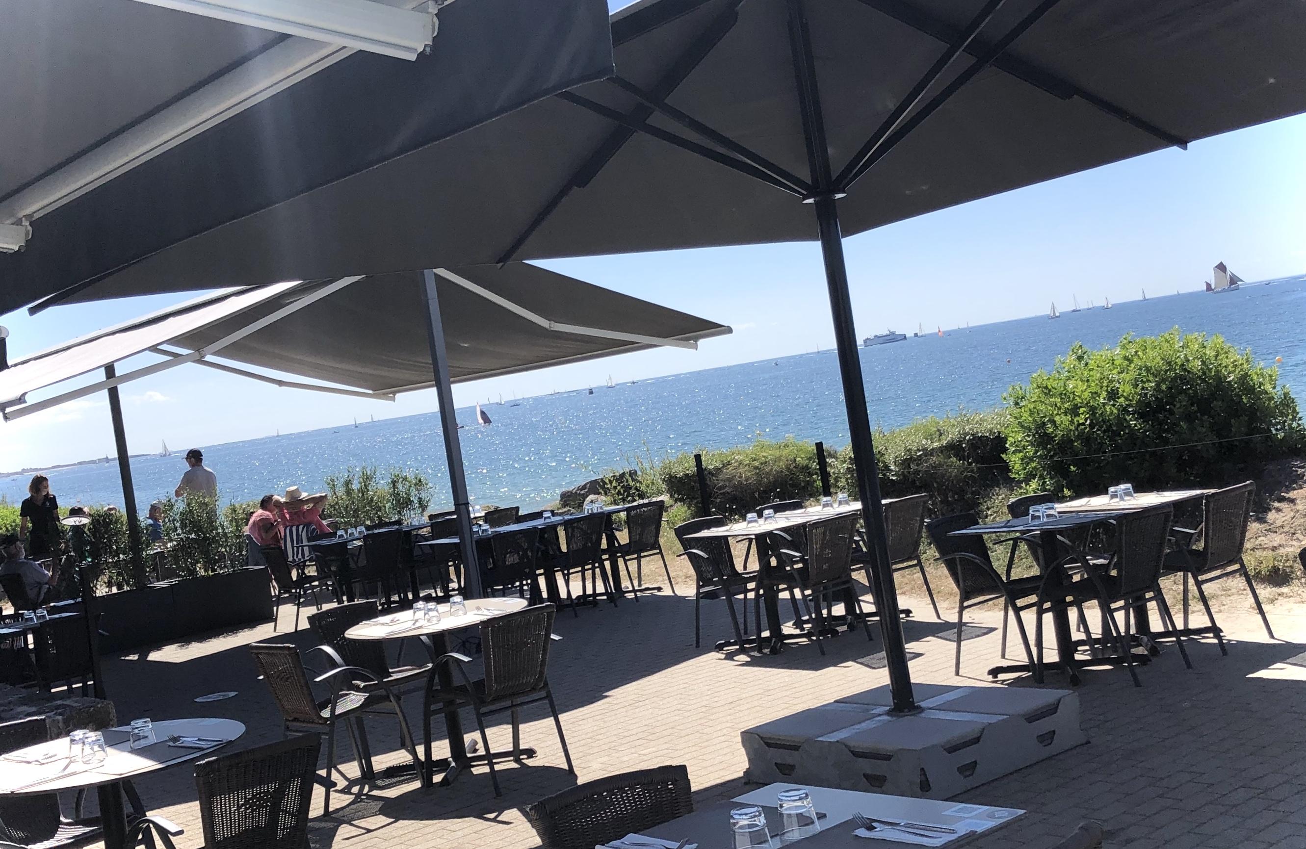 Logis Hotel & Restaurant Les Mouettes - Larmor Plage, Proche De Lorient Esterno foto