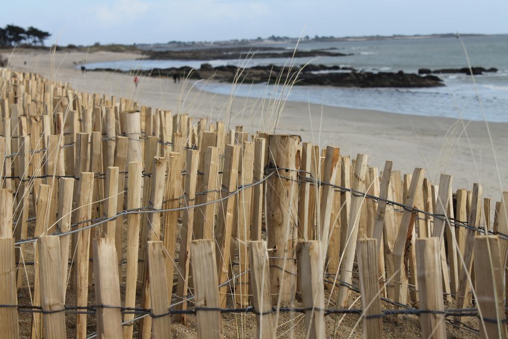 Logis Hotel & Restaurant Les Mouettes - Larmor Plage, Proche De Lorient Esterno foto